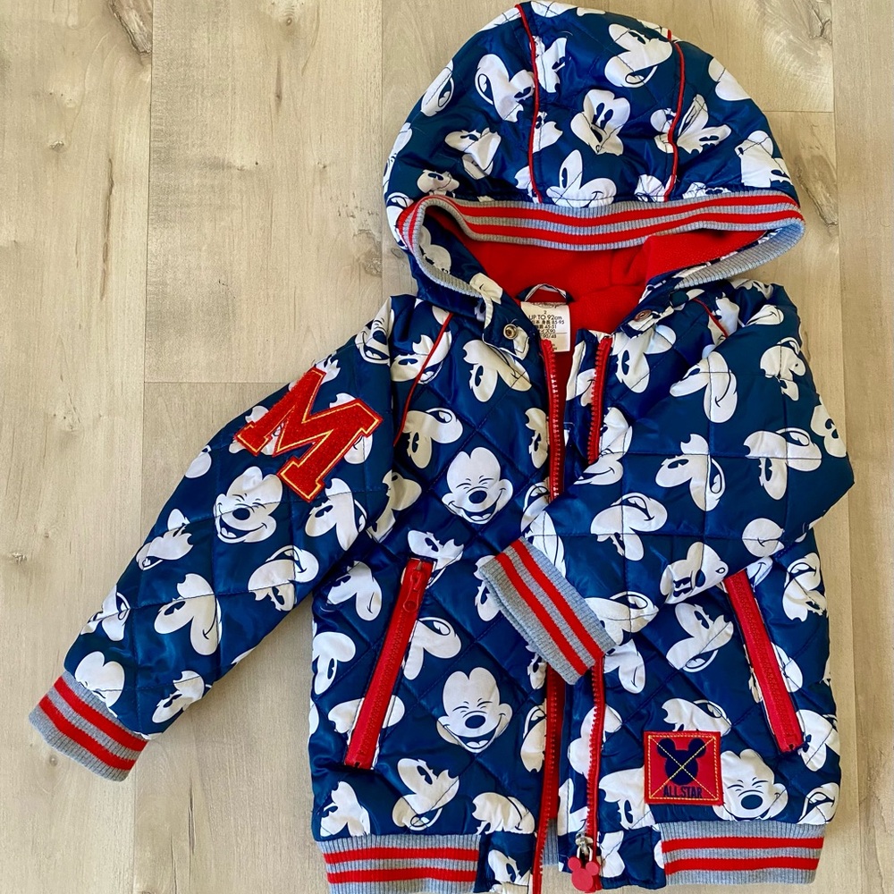 Disney Mickey Mouse Bomber Varsity Jacket